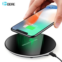 Load image into Gallery viewer, DCAE Qi Wireless Charger For Samsung Galaxy S9 S8 Plus Mirror Charging Pad Dock Cradle Charger USB For iPhone 8 X XS Max XR-FastWirelessCharger